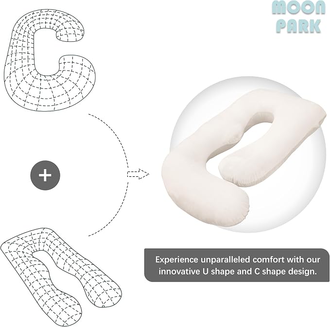 MOON PARK Pregnancy Pillows for Sleeping - Image 5