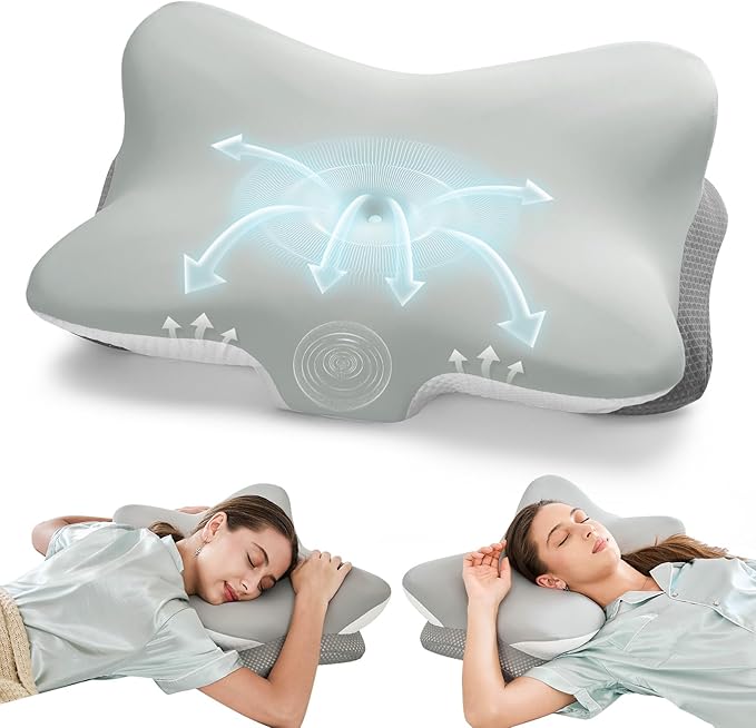 Krightlink Ergonomic Memory Foam Cervical Pillow by Krightlink