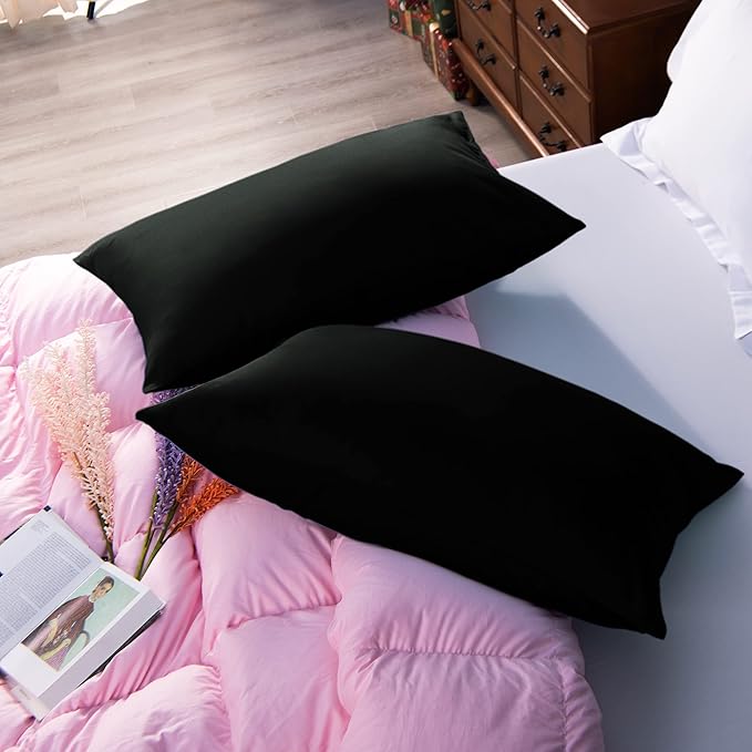 NTBAY Egyptian Cotton Queen Pillowcases - Image 2