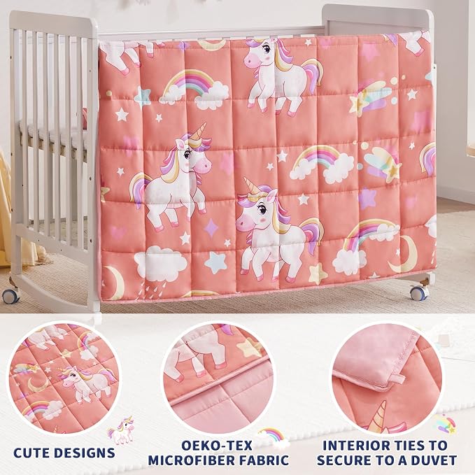 anfie Weighted Blanket Kids, Weighted Blanket Cooling Blanket - Image 5