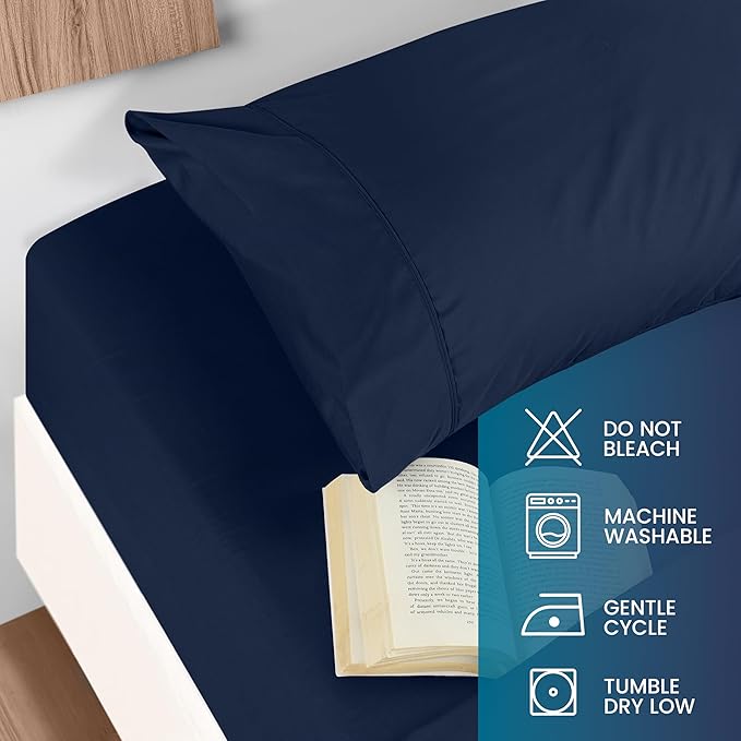 Utopia Bedding Twin Size 3 Piece Sheet Set - Image 5