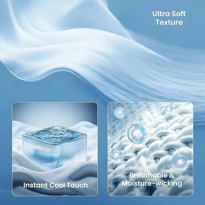 SLEEP ZONE Cooling Blankets for Hot Sleepers, Summer Blanket Thin Lightweight - Image 3