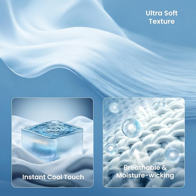 SLEEP ZONE Cooling Blankets for Hot Sleepers, Summer Blanket Thin Lightweight - Image 3