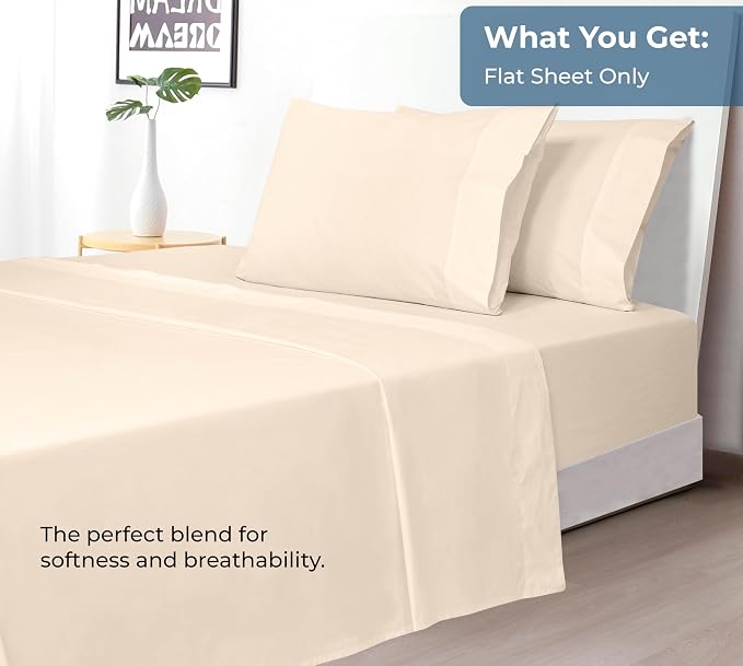 Royale Linens 100% Organic Cotton Fitted Sheet - Image 5