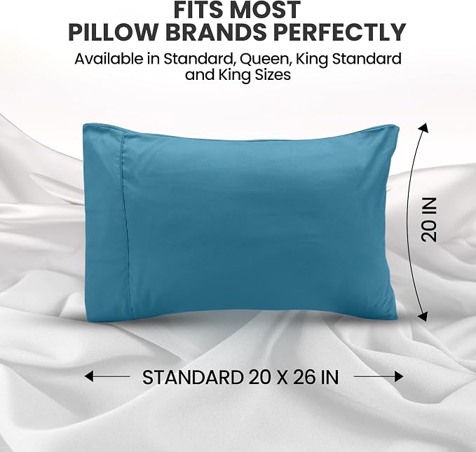 Utopia Bedding Pillow Cases Standard Size 2-Pack – Soft Brushed Microfiber – - Image 2