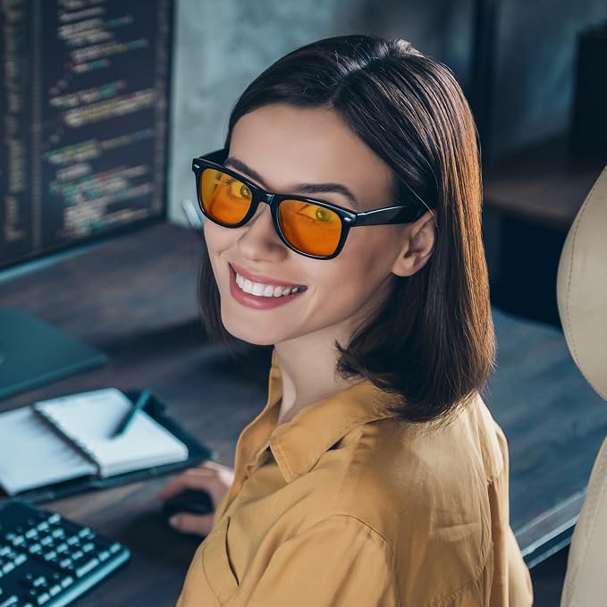 Okany Blue Light Blocking Glasses Gaming Computer Glasses Powerful Professional - Image 5