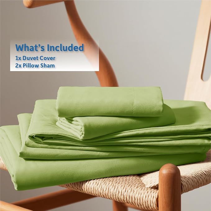 Nestl Calla Green Duvet Cover Queen Size - Image 9