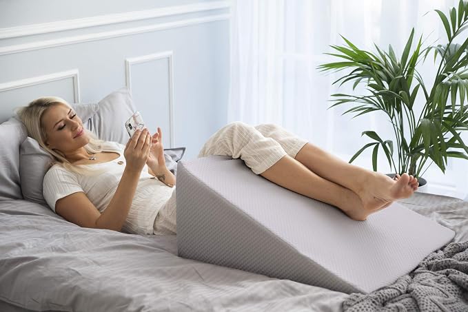 Bamboo Viscose Top Layer Wedge Pillow Case Cover 24" L x 24" W x 7.5" H - Image 7