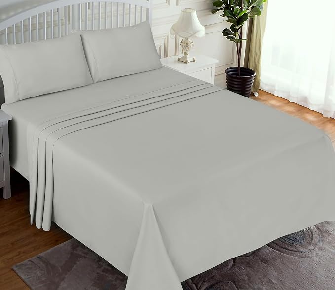 RUVANTI 100% Cotton Sheets – California King Percale Bedding, Cooling & - Image 2