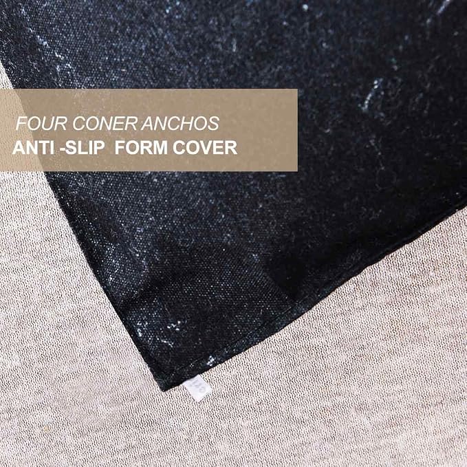 Nanko King Comforter Set, Dark Black Marble Print 104 x 90 inch Reversible Down - Image 4