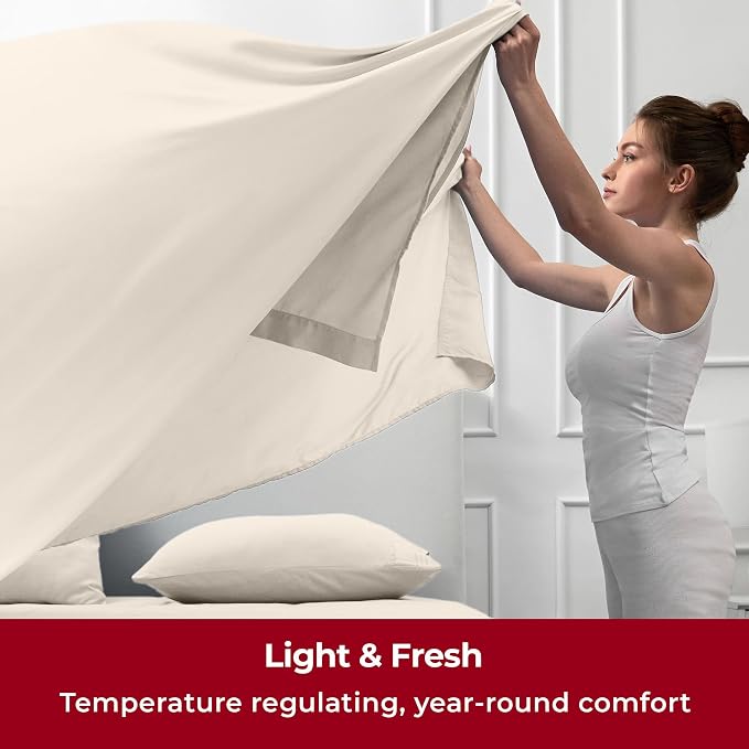 Mellanni Split King Sheets Set - Image 4
