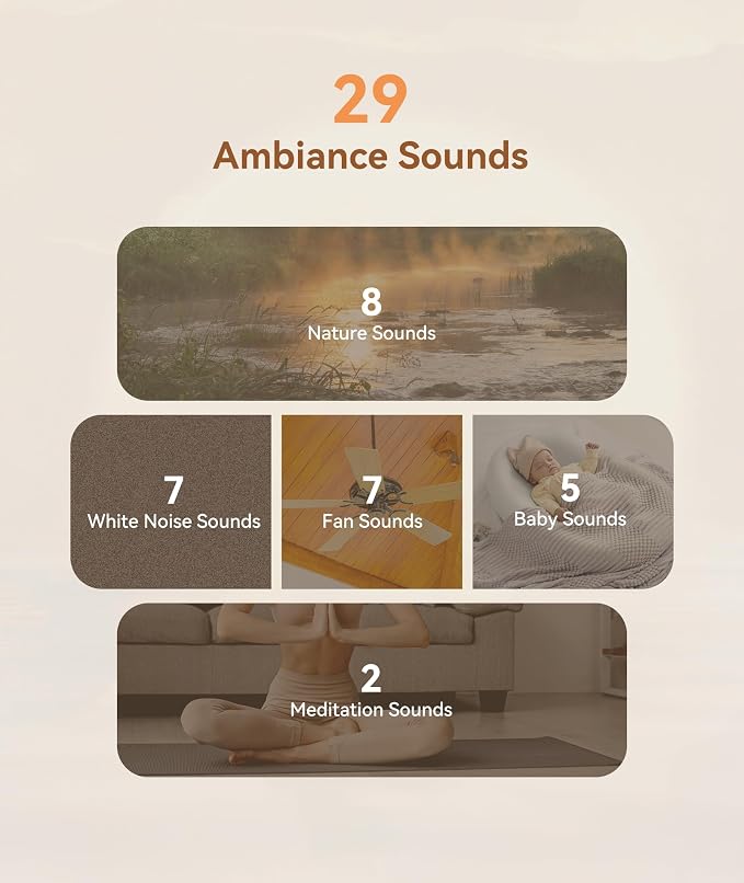 Dreamegg White Noise Machine for Adults - 10W Powerful Sound Machine - Image 5