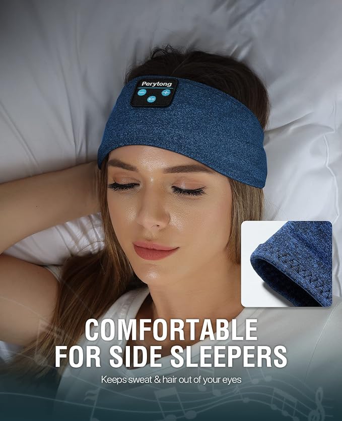 Perytong Sleep Headphones Wireless, Air Travel, Meditation - Image 2