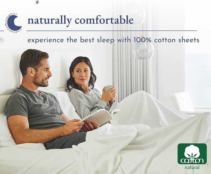 California Design Den 100% Cotton 2-Pack Twin Size Bed Sheets, Soft & Durable - Image 7