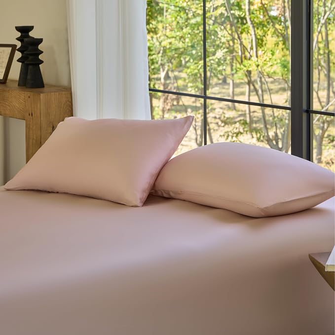 DOZ Pillowcase Set, 100% Viscose derived from Bamboo, Organically Grown by DOZ