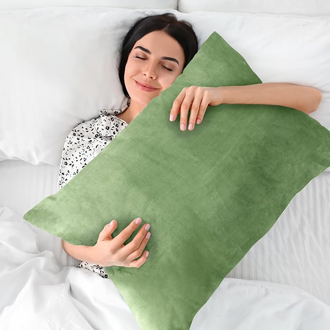 BEDELITE Flannel King Size Pillow Cases Set of 2, Super Soft Fleece Pillowcases - Image 5