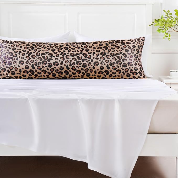 MR&HM Satin Body Pillow Cover, Soft and Breathable Body Pillow Case - Image 8