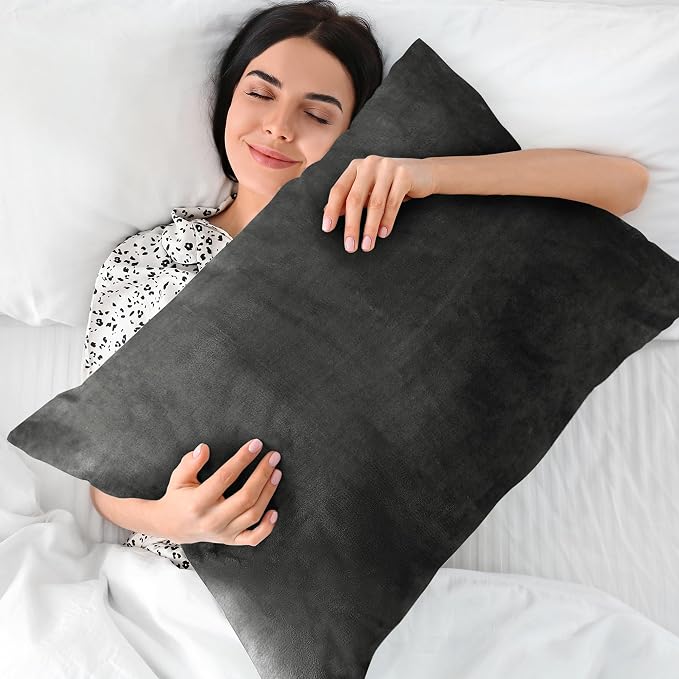 BEDELITE Flannel Pillowcases Standard Set of 2, Super Soft Fleece Pillow Case - Image 5