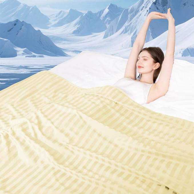 Elegear Revolutionary Cooling Throw Blanket, Absorbs Heat to Keep Body Cool by Elegear