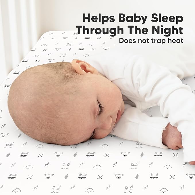 KeaBabies 2-Pack Organic Crib Sheets - Image 5