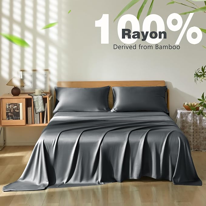 Homiest Cooling Pillow Cases Queen Size Set of 2, 100% Rayon Derived from - Image 3