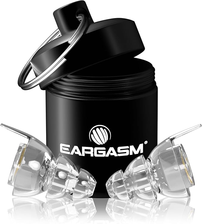Eargasm High Fidelity Transparent Clear Earplugs by Eargasm