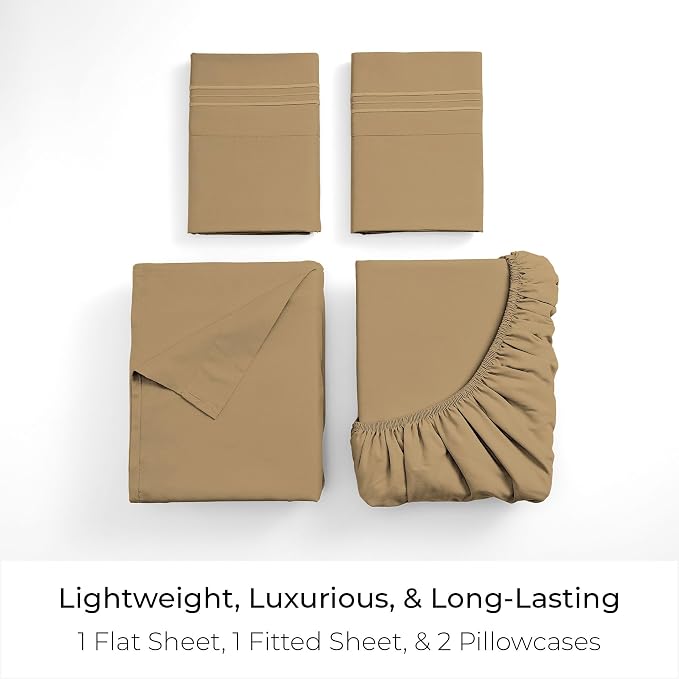 Mellanni California King Sheets Set - Image 3