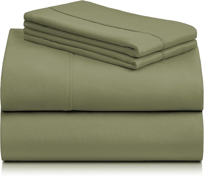 LuxClub 4 PC Full Sheet Set, Breathable Luxury Bed Sheets, Deep Pockets 18" - Image 7