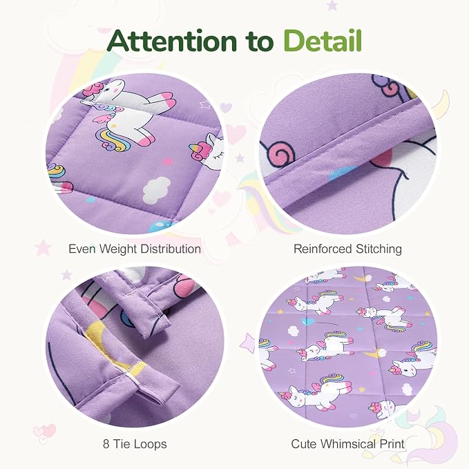 Sivio Weighted Blanket 3lbs, Small Cooling Heavy Blankets, Soft Breathable - Image 4
