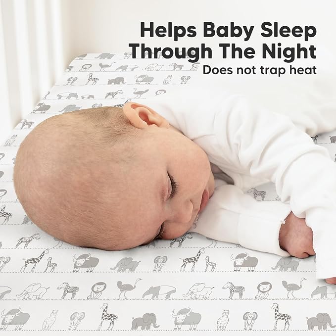 KeaBabies 2-Pack Organic Crib Sheets - Image 5