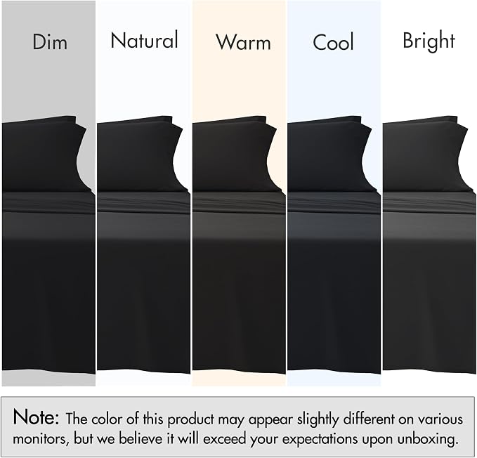 RUVANTI 100% Cotton Sheets – Twin Size Percale Bedding, Cooling & Breathable - Image 7