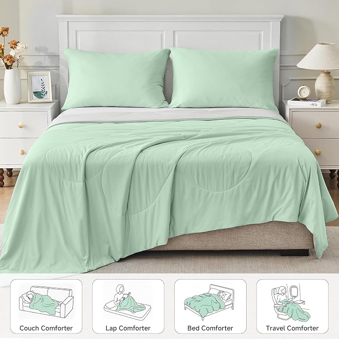 HOMFINE Cooling Comforter Japanese Double-Sided Cold Tech Fabric Cooling Blanket - Image 6