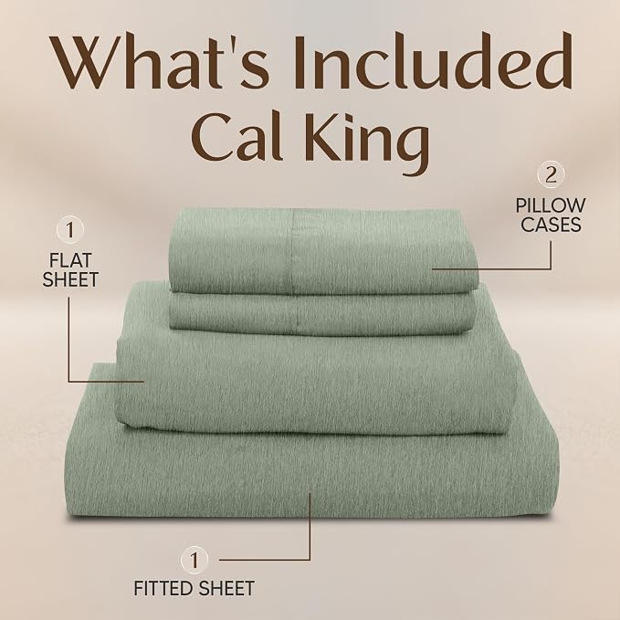 Utopia Bedding California King Size Sheet Set – 4 Piece Bed Sheets, Soft and - Image 3