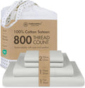 Threadmill Luxury 800 Thread Count Queen 100% Cotton Sheets by ThreadmillHomeLinen