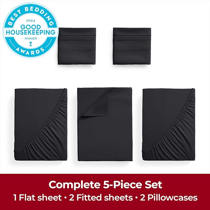 Mellanni Extra Deep Split King Sheets - Image 4