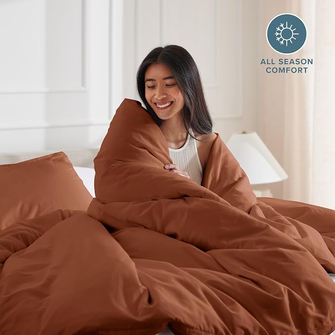 Bare Home Bedding Duvet Cover California King Size - Image 3