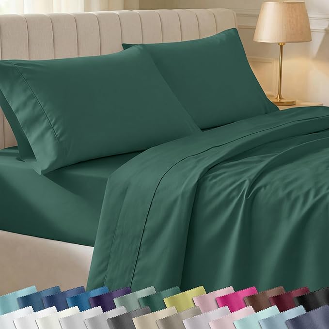 California Design Den Soft 100% Cotton Sheets Queen Size Set, 400 Thread Count by CaliforniaDesignDen