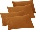 Elegant Comfort 4-PACK Solid Pillowcases 1500 Premium Hotel Quality Microfiber by ELEGANTCOMFORT