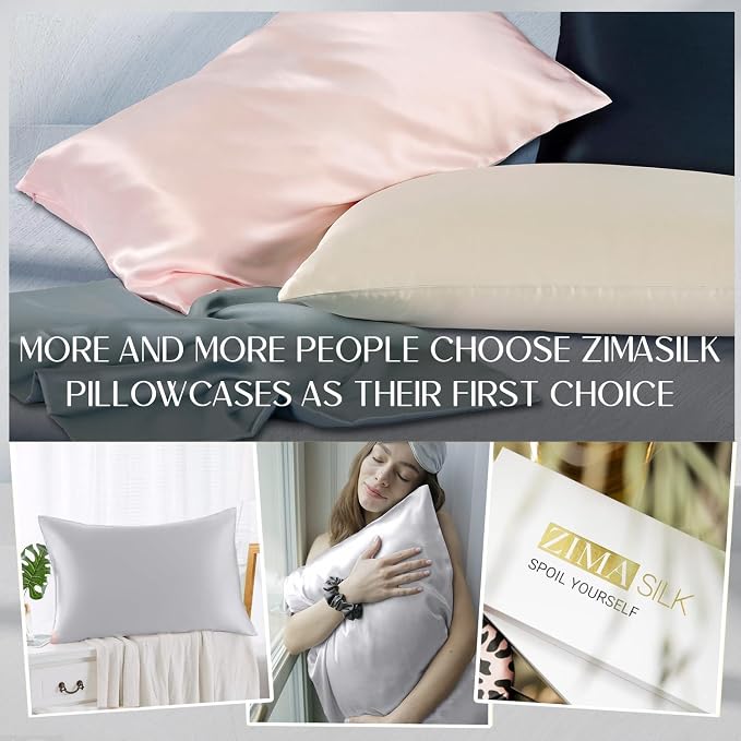 ZIMASILK 100% Pure Mulberry Silk Pillowcase - Image 6
