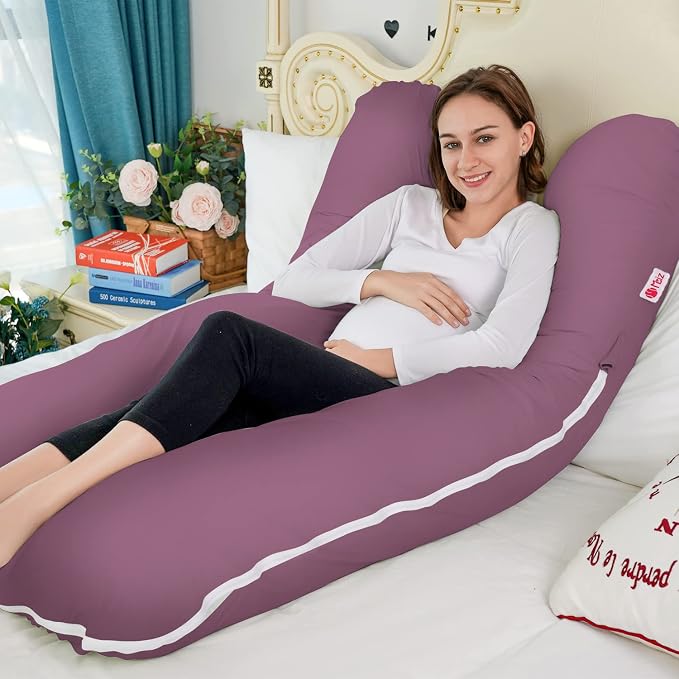 Meiz Pregnancy Pillow, Cooling Silky Pregnancy Pillows - Image 4