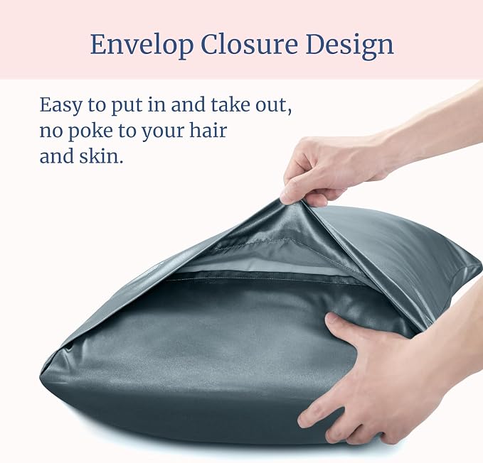 BEDELITE Satin Pillowcase for Hair and Skin, Super Soft Similar to Silk Pillow - Image 6