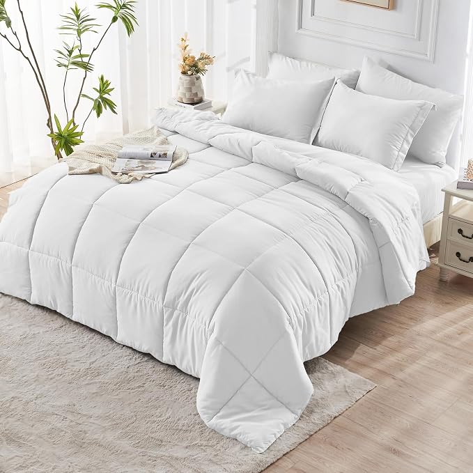 JOLLYVOGUE California King Comforter Set, Ultra-Soft Bed in a Bag Cal King Size - Image 8