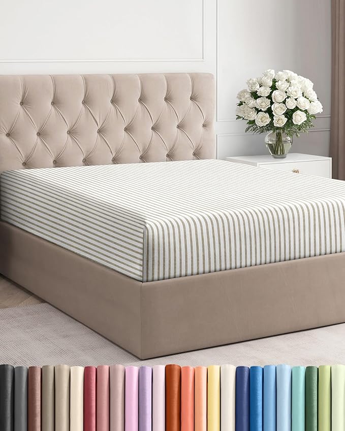 Cal King Fitted Bed Sheet by CGKUnlimited