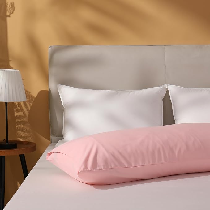 DOWNSTORIA Body Pillow Cover, Ultra Soft Microfiber Long Pillowcase, Envelope - Image 4