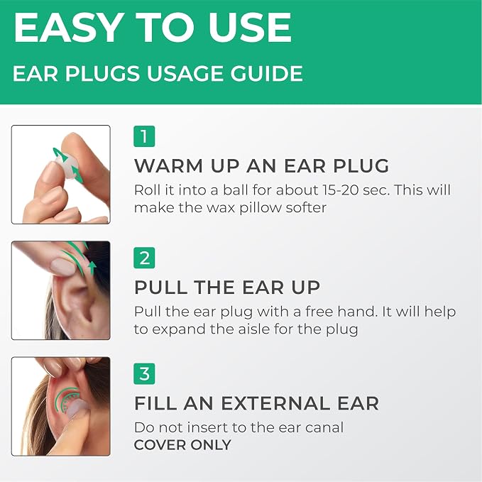 Peace&Quiet | PQ Wax Ear Plugs for Sleeping, Swimming - Image 9