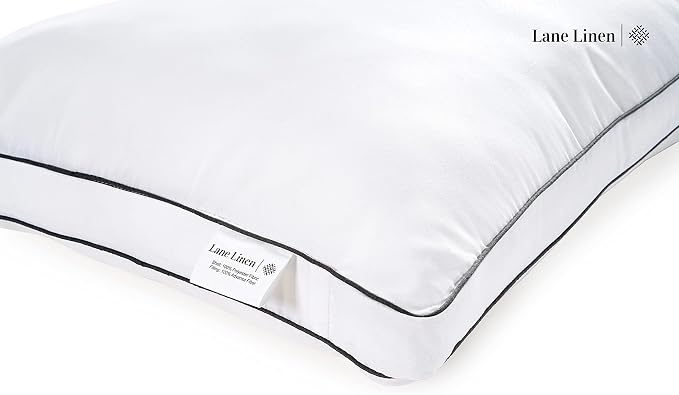 Lane Linen King Size Pillows Set of 2 - Image 4