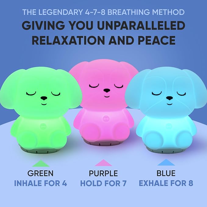 Mindfulness 'Breathing Puppy' | 4-7-8 Guided Visual Meditation Breathing Light - Image 7