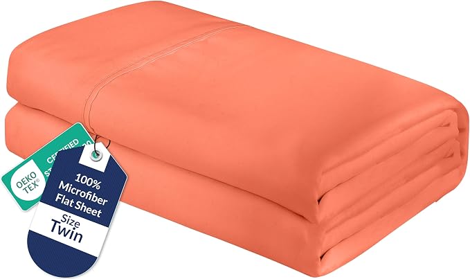 Royale Linens Twin Flat Sheet by ROYALELINENS