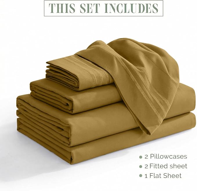 Elegant Comfort Luxurious 1500 Premium Hotel Quality Microfiber Three Line - Image 4
