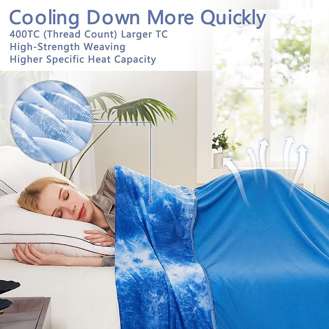 Topcee Cooling Blankets for Hot Sleepers, Arc-Chill Q-Max >0.5 Cool Fiber - Image 4